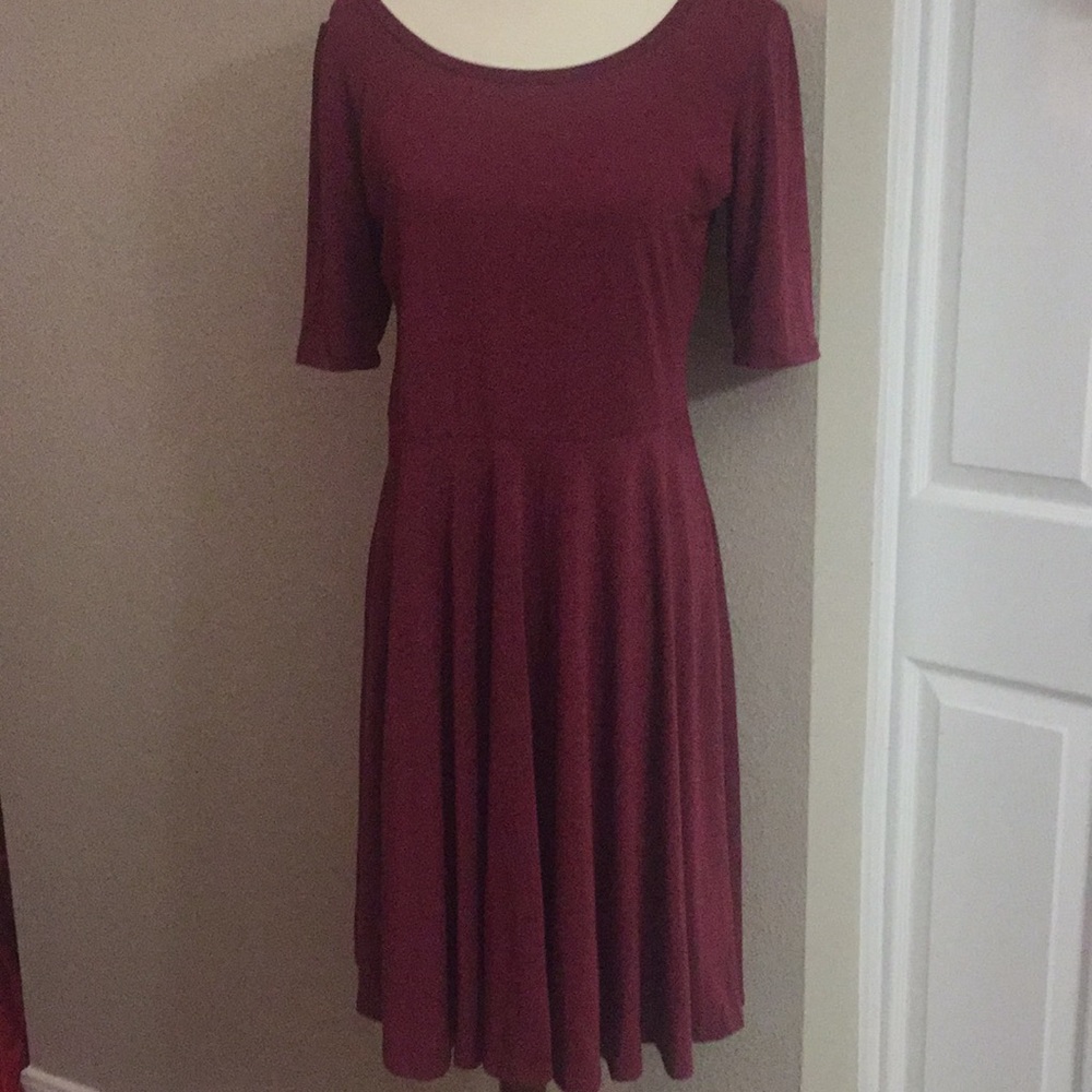 NWOT Maroon Nicole Dress